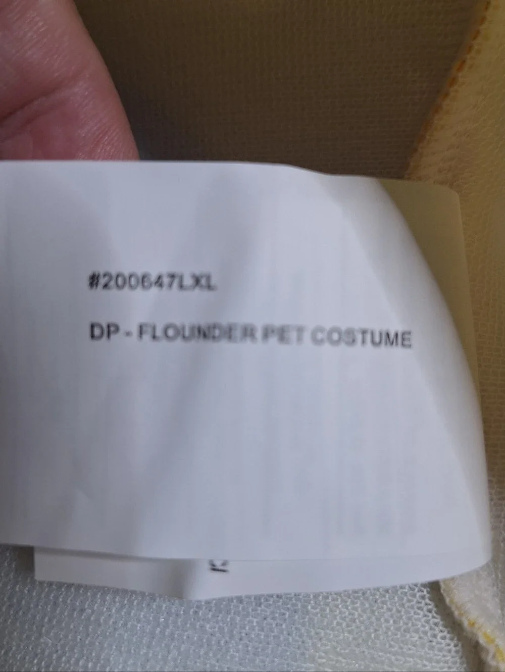 NEW Rubies Disney Little Mermaid Flounder Pet Costume XL~Dog~Halloween